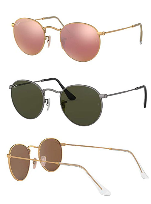 Ray-Ban RB3447 Round Metal Sunglasses